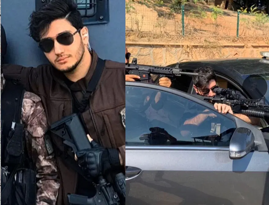Gülistan Doku soruşturması. Tutuklanan eski valinin oğlunun silahlı ve koruma kıyafetli fotoğrafı ortaya çıktı 1 Gülistan Doku soruşturması. Tutuklanan eski valinin oğlunun silahlı ve koruma kıyafetli fotoğrafı ortaya çıktı 1
