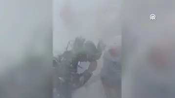 İtalya'da çığ felaketi! O anlar kamerada 