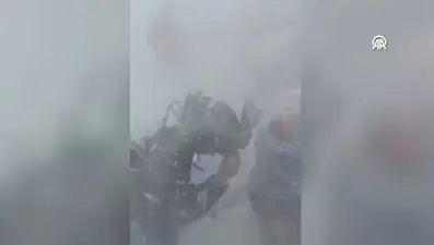 İtalya'da çığ felaketi! O anlar kamerada 