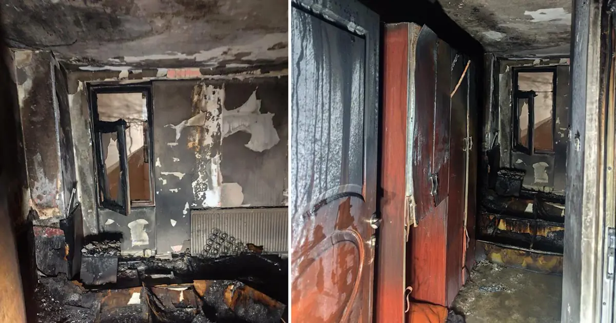 Otelde yangın paniği. 10 kişi hastaneye kaldırıldı