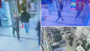 Doğubank'ta saldırı anı! İş merkezine girer girmez ateş etmeye başladı