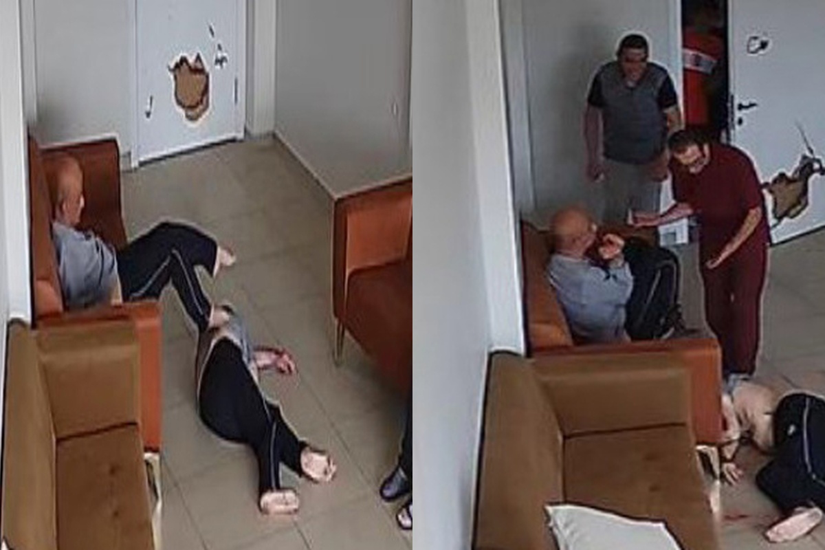 Bakım merkezindeki engellileri odaya kilitlemişler. Korkunç olay kamerada