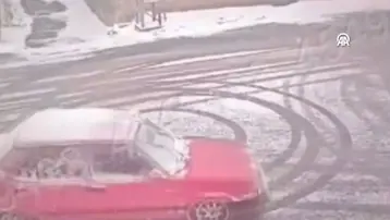 Drift yapan ehliyetsiz sürücüye para cezası yazıldı