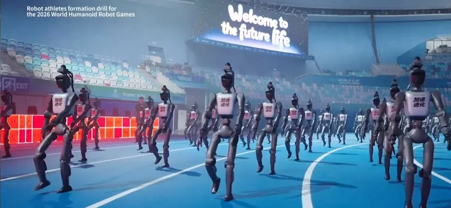 Robotlar piste çıktı: Pekin'de teknoloji şovu