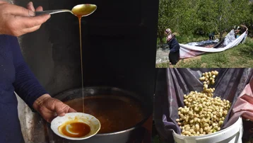 Hiç şeker kullanılmadan hazırlanıyor. Odun ateşinde uzun uzun kaynatılıyor