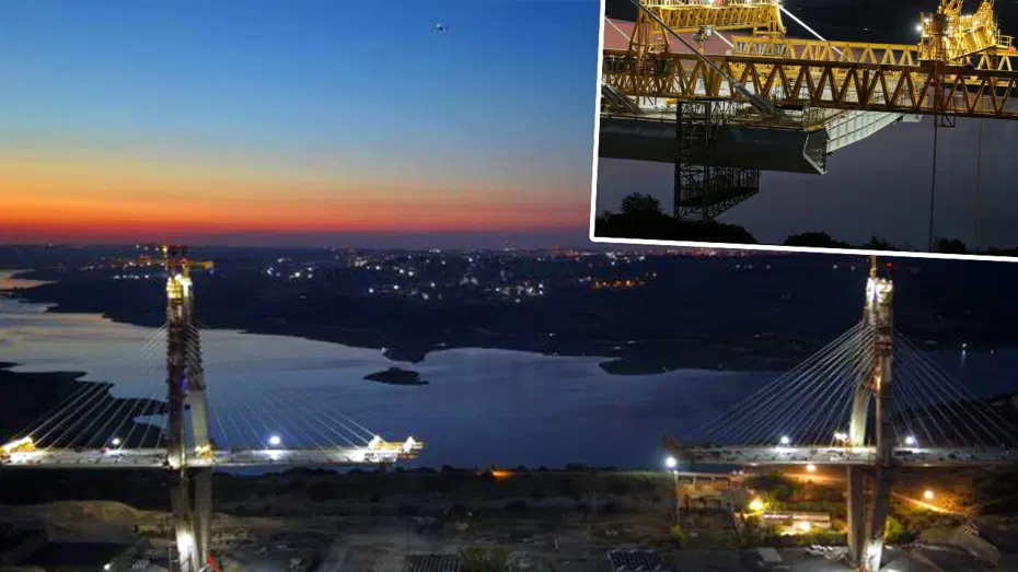 İstanbul'un dördüncü köprüsünde 250 tonluk dev operasyon