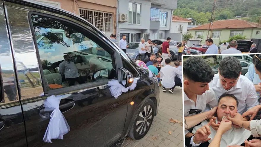 Bursa'da asırlık düğün geleneği. 200 metre yolu 4 saatte gittiler Bursa'da asırlık düğün geleneği. 200 metre yolu 4 saatte gittiler
