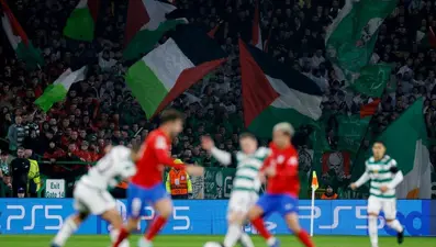 Filistin'e destek veren Celtic'e UEFA'dan para cezası