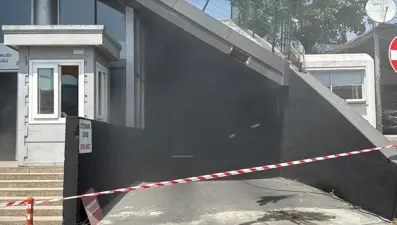 Şişli Tapu Müdürlüğü'nde korkutan yangın