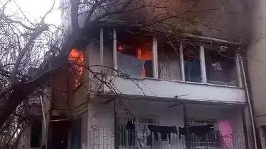 Küçükçekmece'de korkutan yangın