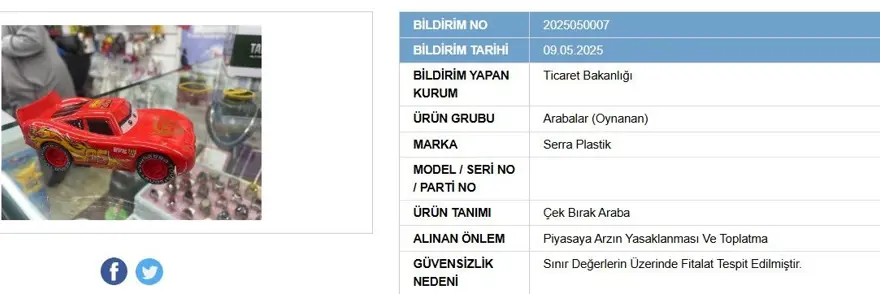 Ticaret Bakanlığı duyurdu... Kanser yapıyor! Satışı yasaklandı 1