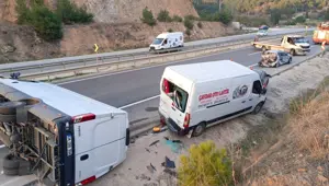 Bilecik'te zincirleme trafik kazası: 3 kişi yaralandı