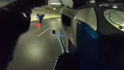 Avrasya Tüneli’nde tehlikeli hareket: Tek teker üzerindegitti, 35 bin lira ceza yazıldı