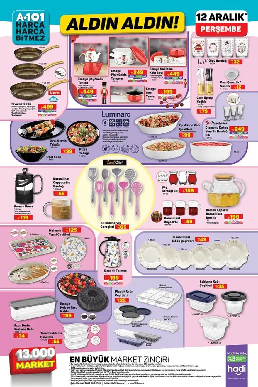 A101 aktüel indirimleri 12 Aralık 2024: A101 marketten yılbaşına özel yeni indirimli ürünler 4