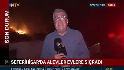 NTV yangın bölgesinde: Seferihisar'da son durum