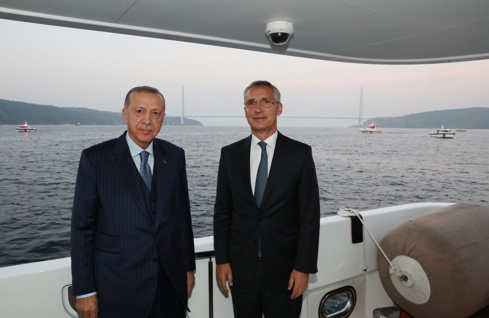 Cumhurbaşkanı Erdoğan NATO Genel Sekreteri Stoltenberg ile bir araya geldi