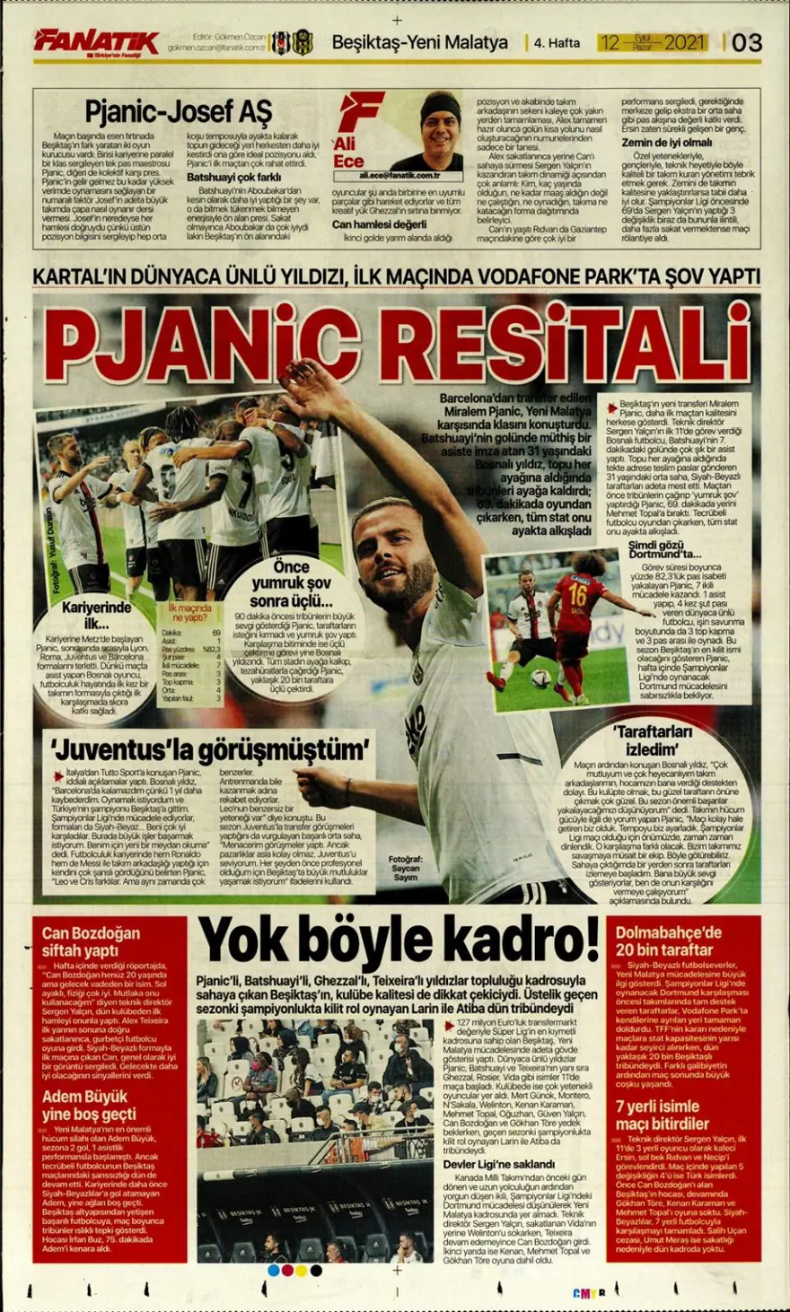 Günün spor manşetleri (12 Eylül 2021) 14 Günün spor manşetleri (12 Eylül 2021) 14