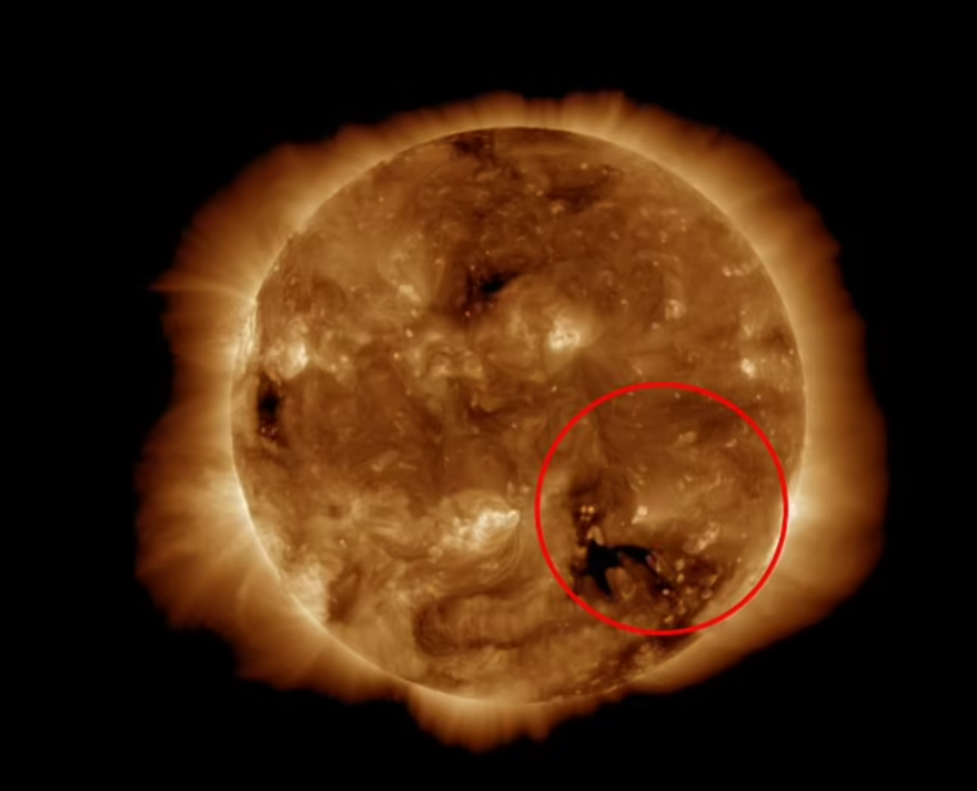 Güneş'teki fırtına Dünya'yı vuracak Güneş'teki fırtına Dünya'yı vuracak