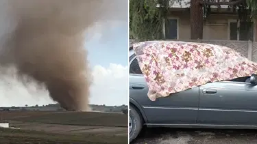 Tekirdağ'da hortum ve dolu