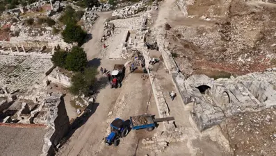 Sagalassos odeonu gün yüzüne çıkarılıyor