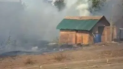 Otluk alan yangını kümese sıçradı: Çok sayıda güvercin öldü