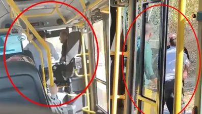 Mardin'de minibüste durak kavgası