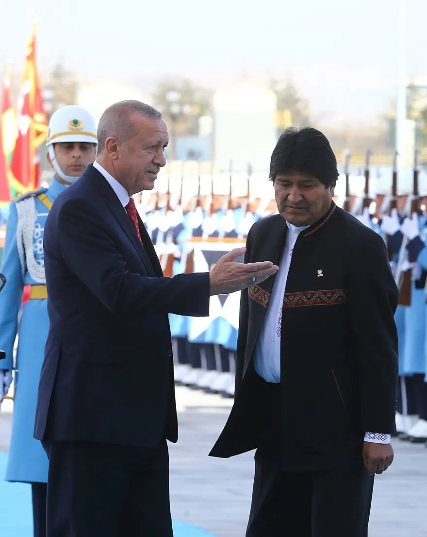Bolivya lideri Morales Ankara'da 5