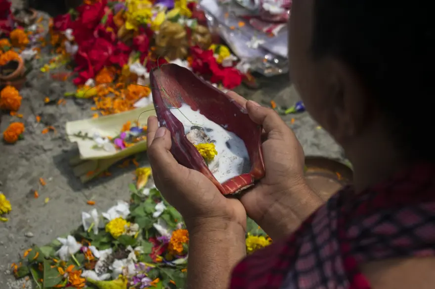 Hindistan'da Ashoka Ashtami Festivali kutlamaları yapıldı 6