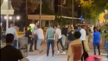 Yalova sahilinde tekmeli yumruklu kavga
