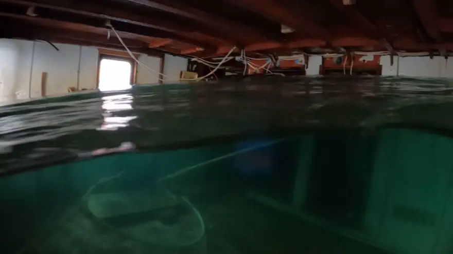 'Hayalet gemi' su altından görüntülendi 5