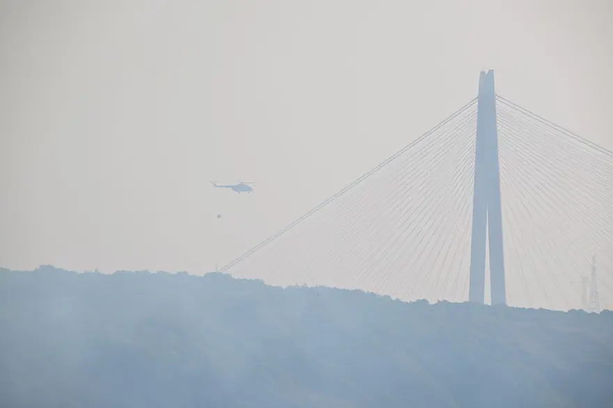 İstanbul Beykoz'da iki ayrı noktada orman yangını 9