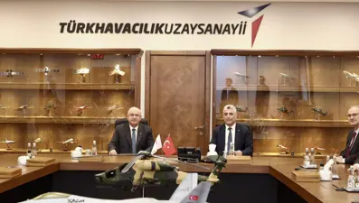 Bakanlardan TUSAŞ’a taziye ziyareti