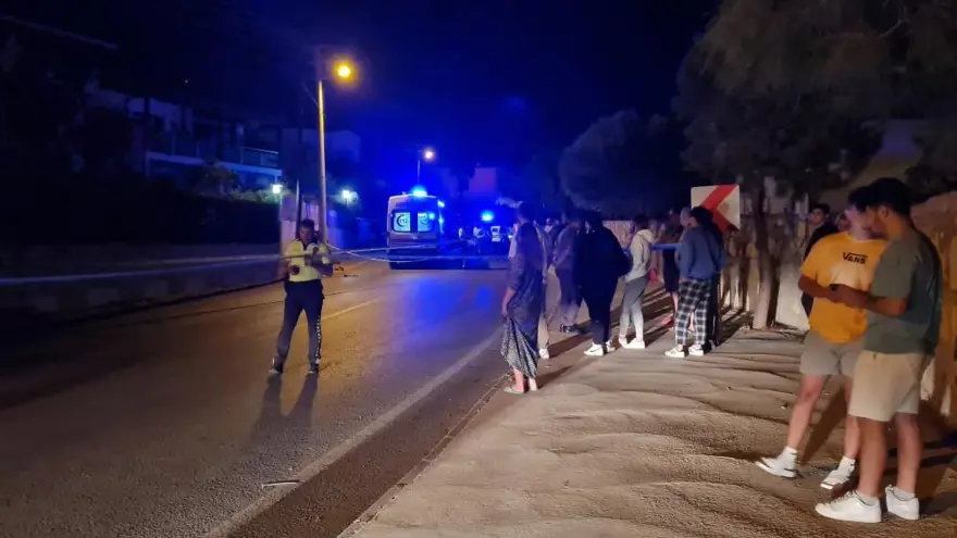 Bodrum’da feci motosiklet kazası (Duvarla, beton direkarasına sıkıştı) 2