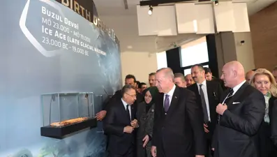 Cumhurbaşkanı Erdoğan, Göbeklitepe'yi gezdi