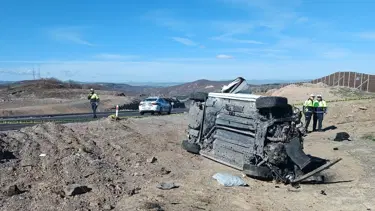 Yozgat'ta otomobil şarampole devrildi: 1 ölü, 2 yaralı