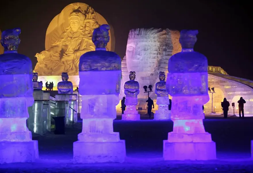 Çin'de buz festivali 6 Çin'de buz festivali 6