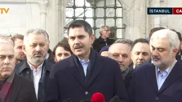 İBB başkan adayı Murat Kurum: 39 ilçede deprem riski için çalışma yapacağız