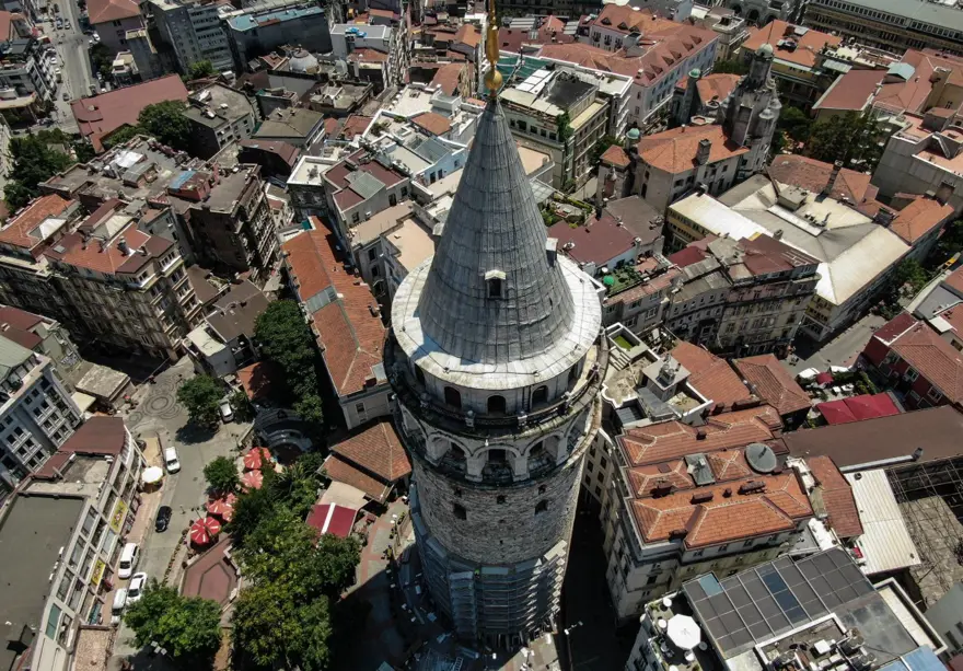 Galata Kulesi'nde restorasyon ebabil kuşlarının yuvaları nedeniyle ertelendi 4