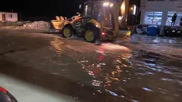 Hatay'da caddeler göle döndü