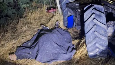 Kullandığı traktörün altında kalan sürücü hayatını kaybetti