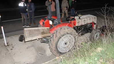 Tarla sulamaya giderken trafik kazasında öldüler