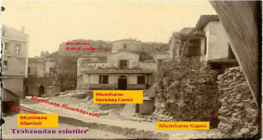Trabzon'da tarihi sur ve menfez bulundu 7