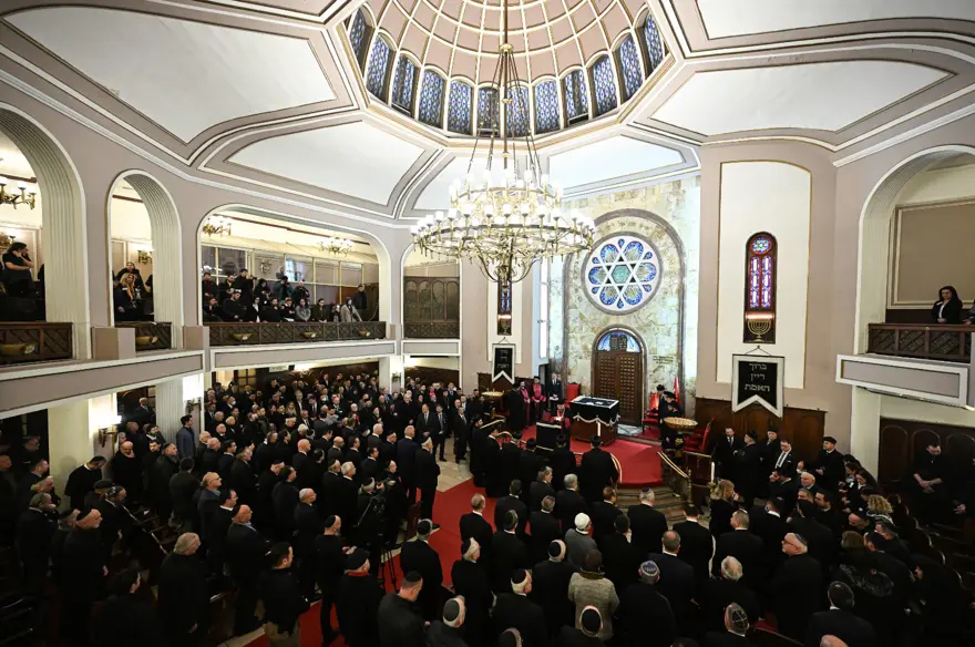 Hahambaşı Haleva’ya Neve Şalom’da veda 3