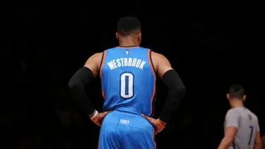 Westbrook'tan 57 sayılık "triple double"