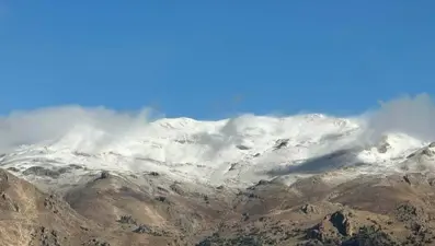 O ilçeye yılın ilk karı düştü