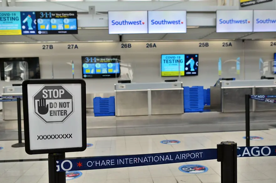 ABD’de hava yolu şirketi Southwest Airlines'in 2000’den fazla uçuşu iptal oldu 8 ABD’de hava yolu şirketi Southwest Airlines'in 2000’den fazla uçuşu iptal oldu 8