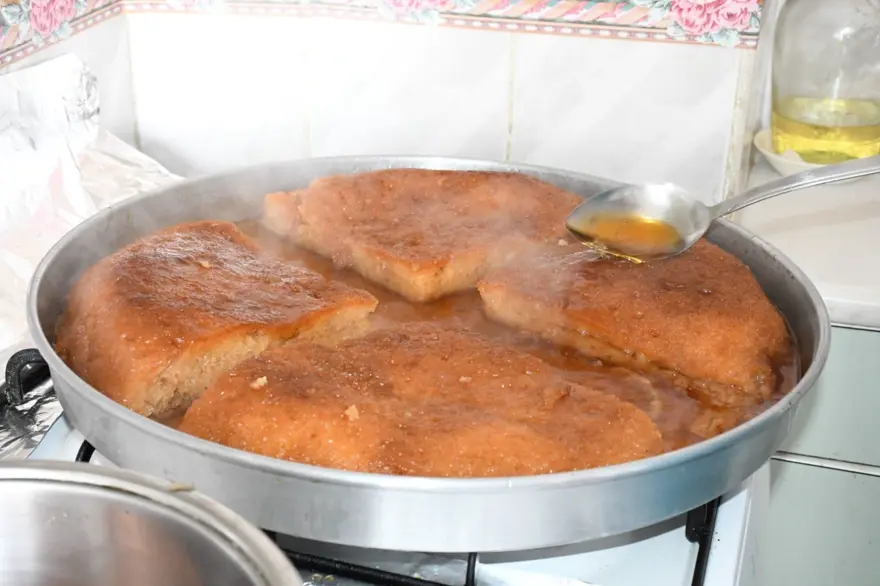Yozgat'ta Ramazan'ın vazgeçilmez lezzeti: Ekmek kadayıfı 5