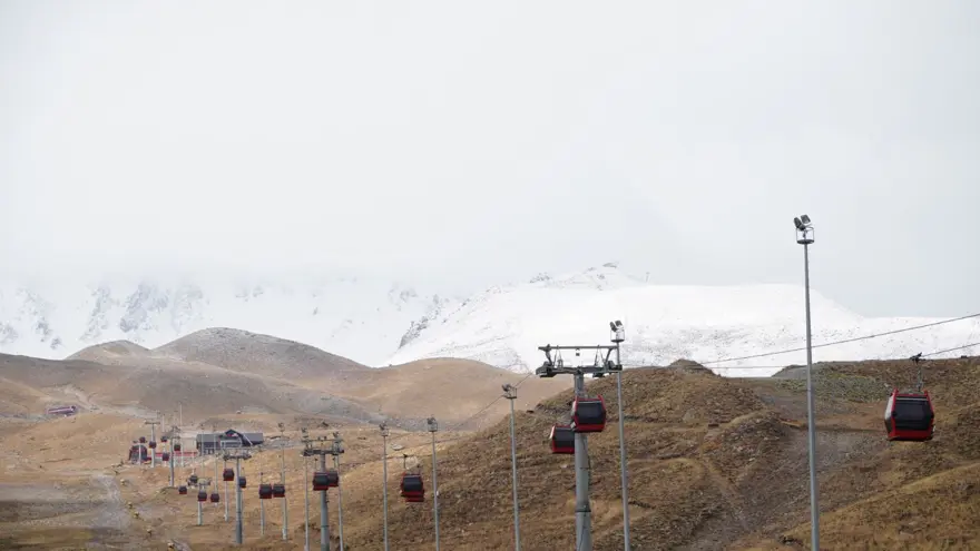 Erciyes'te kar kalınlığı 30 santimetreye ulaştı 