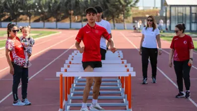Sahada hem antrenör hem anne