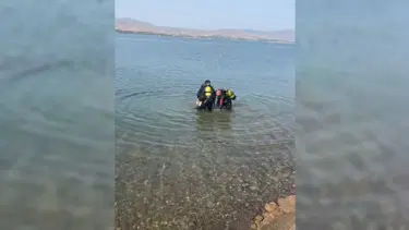 Baraj gölüne giren çocuk boğuldu